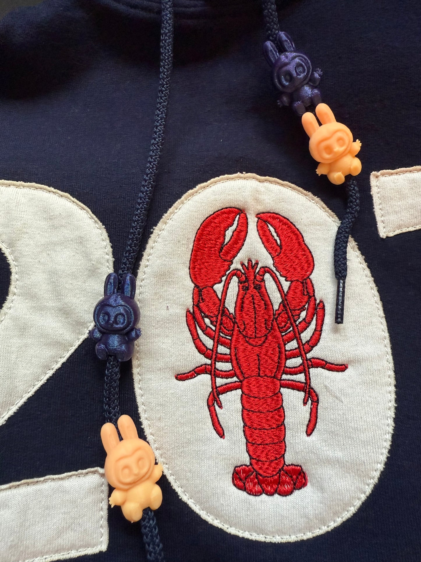 Labubu sweatshirt accessory