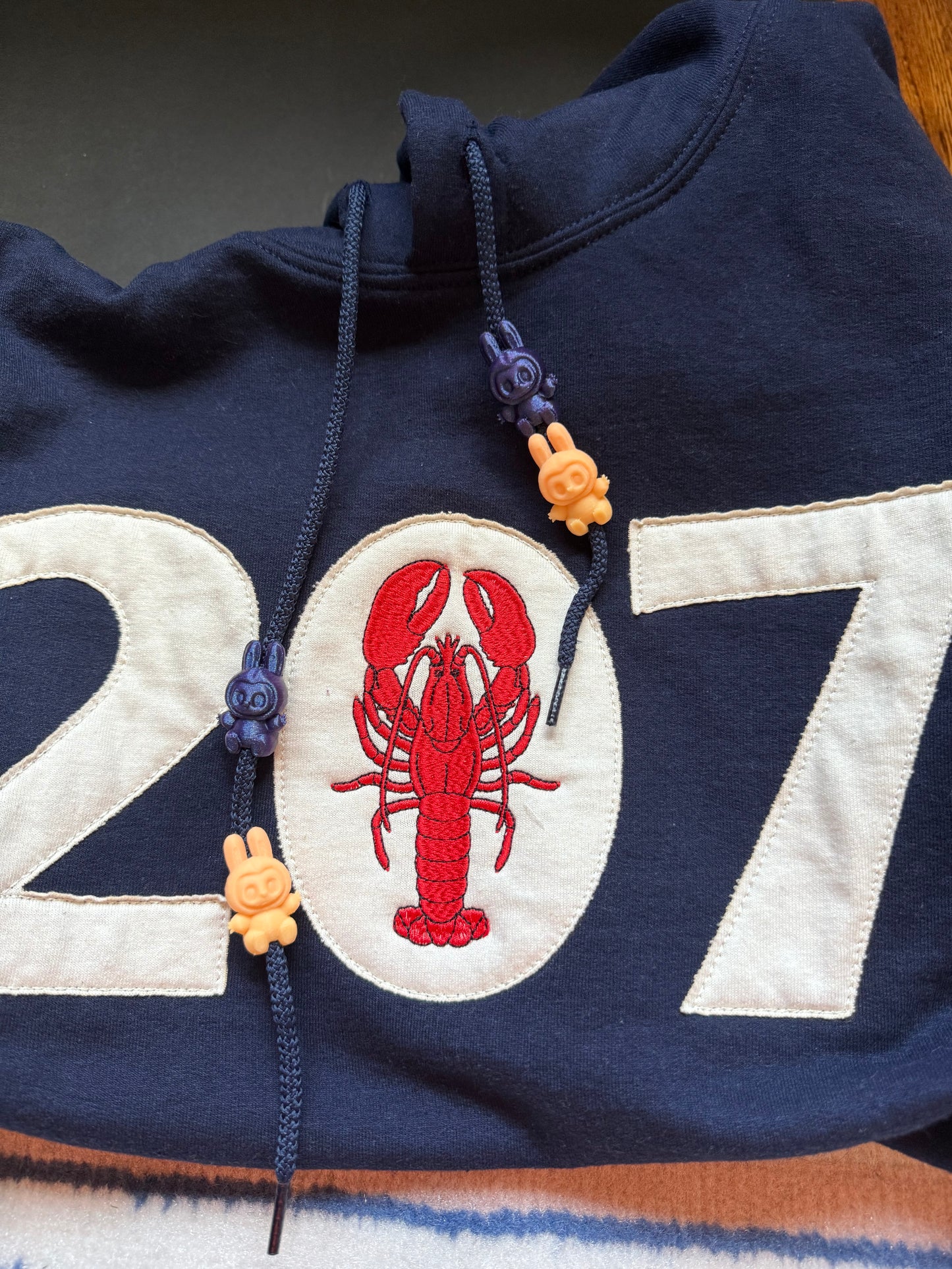 Labubu sweatshirt accessory