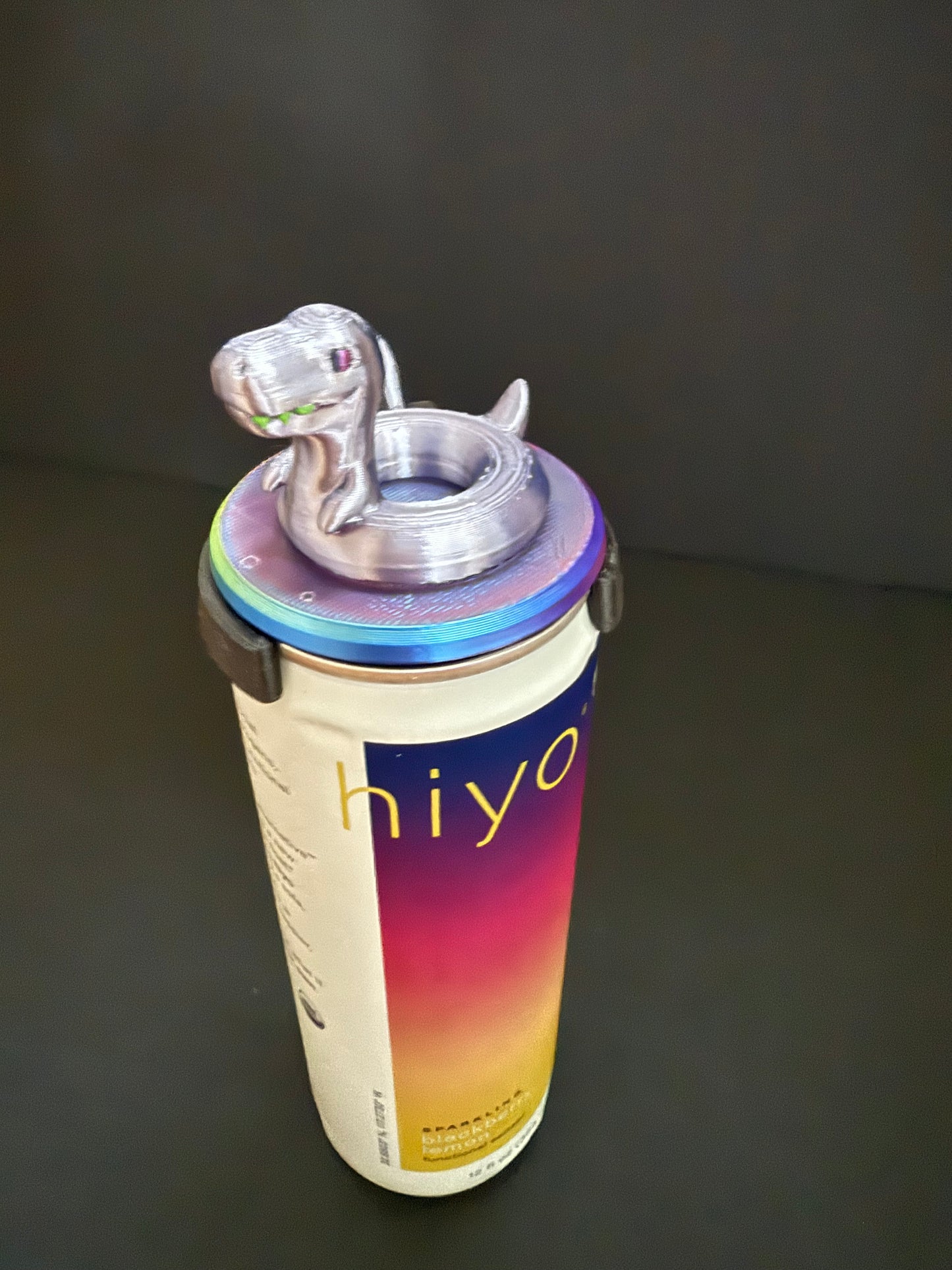 Dino can topper