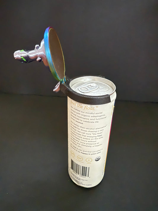 Dino can topper